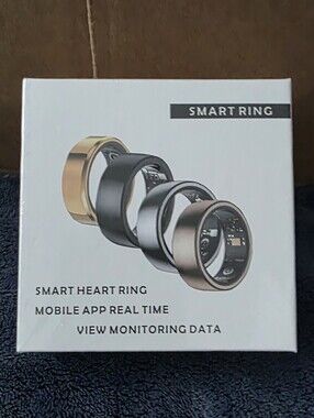 NIB Smart Ring Fitness Monitor - Unisex Size: 11 Golden